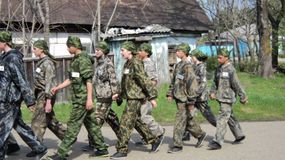 Мы участвуем в районной игре Зарница