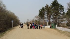 Школьный пробег в честь празднования 9 мая
